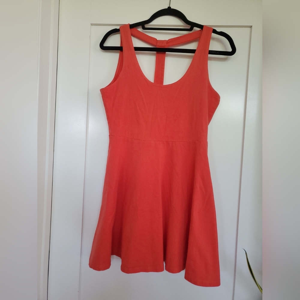 Two S.H.E. Short Summer Dresses in Green & Coral